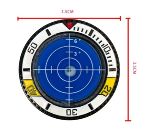 Marqueur de balle de golf en <span class=keywords><strong>or</strong></span> avec ensemble de pinces à chapeau magnétiques, accessoires de golf gravés personnalisés, cadeau de qualité supérieure - Product Image 1