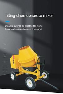 Betoniera Mobile da 350L con Motore Diesel 6HP, Capacità 6M/H, Alto Momento di Carico - Product Image 3