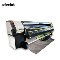 Impresora Plusjet 3.2m con Cabezal de Impresión Konica 512i-30pl, Plotter para Vinilo, Pancartas Flexibles, Modelo PJ-33L8, Impresora Eco Solvente