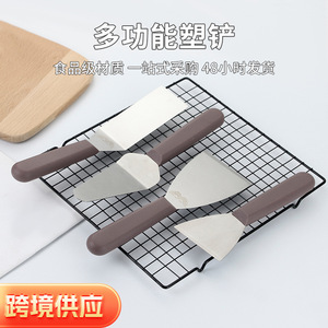 Stainless Steel Cake Spatula <b>Set</b> 3 Pieces Rectangle Shape <b>Baking</b> Tool For Cake Unmolding And Buttercream Piping - Product Image 5