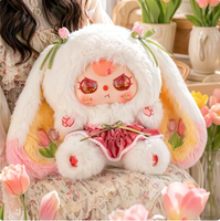 Vente en gros de poupées en peluche de grande taille 800% de la série Baby Three Flower World, boîte mystère, figurine mignonne, cadeau pour filles