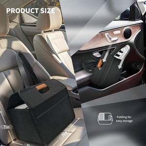 Foldable Coffee Cup Holder 4-7 Compartments Nylon Car Organizer Trunk Storage - Product Image 2