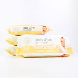 % 100% bambu biyobozunur kokusuz veya kokulu bebek temizleme ıslak mendiller - Product Image 3