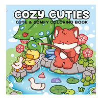 Libro de Colorear Educativo Preescolar con Diseño de Animales Adorables, Personalizable y Reciclable, para Fiestas y Entretenimiento Interactivo