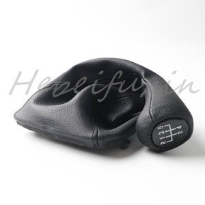 Couvercle anti-poussière pour pommeau de levier de vitesse de voiture, pour Bmw E46 5 6 vitesses, matériau Pu pliable noir - Product Image 5
