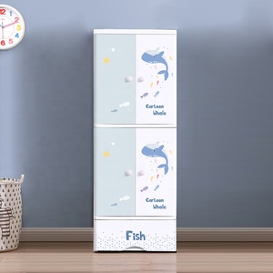 <span class=keywords><strong>ตู้</strong></span>เสื้อผ้าเด็ก4ชั้นลายการ์ตูน<span class=keywords><strong>ปลา</strong></span>ตู้แขวนเสื้อผ้าพลาสติกพร้อมลิ้นชักสำหรับห้องนอนเด็ก58ซม. - Product Image 5