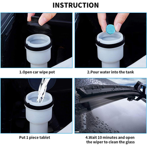 Multifunctionele Bruisende Spray Auto Voorruit Schone Ruitensproeiervloeistof Tabletten Auto Glazen Voorruit Reinigingsvloeistoftablet - Product Image 5