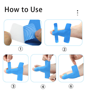 Bande musculaire en coton pour gros orteils Hallux Valgus Toe Straighteners Foot <span class=keywords><strong>Pain</strong></span> Relief Corrective Treatment with Thumb Tape - Product Image 4