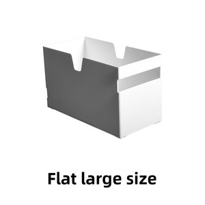 Japanese-style Plastic Rectangle <b>Kitchen</b> <b>Storage</b> <b>Box</b> Cabinet Divider Basket Organizer for Tableware Stackable Rack Compartments - Product Image 3
