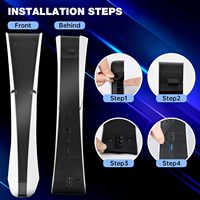 Filet de protection anti-poussière pour console PS5 version disque/numérique, filtre de protection intermédiaire