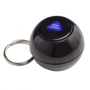 Llavero de Juguete con Bolas Mágicas Redondas para Niños, Promocional, para Predicción de Respuestas y Decisión - Product Image 2