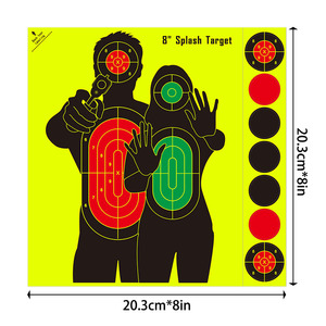 Alvo adesivo altamente visível do tiro com marcações do impacto para a precisão precisa Alvos do feedback & acessórios - Product Image 5