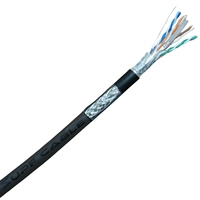 Kabel LAN Outdoor Cat6 S/FTP 4pr dengan Jaket PVC/PE/LSZH Panjang Dapat Disesuaikan