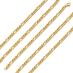 Fashion Wholesale Unisex Stainless Steel Jewelry 18K <b>Gold</b> Plated Hippie <b>Chunky</b> Chain <b>Bracelet</b> Geometric Charm <b>Bracelet</b> for Women - Product Image 4