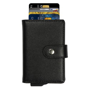 <b>RFID</b> <b>Blocking</b> Vintage Unisex PU Leather <b>Wallet</b> Large Thin Credit Card Holder Anti Theft Short Fashion Open ID Bank Card Nylon - Product Image 2