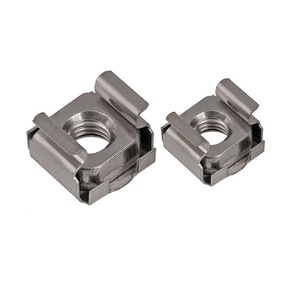 Écrous de <span class=keywords><strong>cage</strong></span> de montage en rack Écrous de château à verrouillage carré Support de montage Clip de <span class=keywords><strong>cage</strong></span> de château Écrou à souder pour meubles - Product Image 3