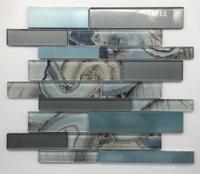 Bande linéaire mosaïque étanche pour bordure de piscine, seuil de piscine, marche, hôtel, villa, spa, projet extérieur