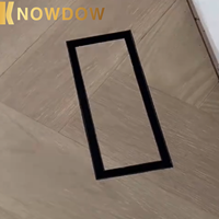 KNOWDOW Luxury Villa Interior Plan CAD 3D Demo Pelouse Pavillon Balcon Comptoir Toit