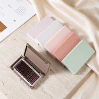 Boîte vide magnétique personnalisable pour extensions de cils, palette de rangement en plastique pour faux cils, organisateur pour salon de beauté, vente en gros