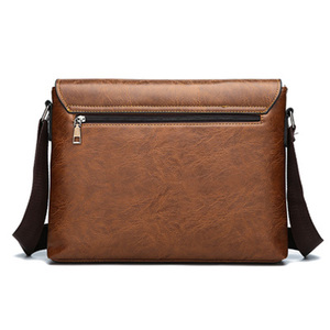 Sac messager en cuir pu pour hommes, <span class=keywords><strong>serviette</strong></span> personnalisée, mallette pour <span class=keywords><strong>ordinateur</strong></span> portable, nouvelle collection 2020 - Product Image 5