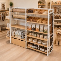 Étagère de présentation pour snacks, présentoir de magasin de détail avec rangement pour noix
