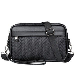 Bolso Deportivo Cruzado/de Hombro de PU para Hombre, Moderno, Transpirable, Impermeable, de Color Sólido, Multifuncional, Organizador Portátil - Product Image 5