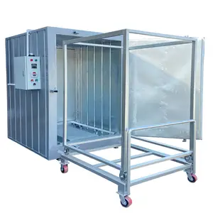 Electric small heating powder coating curing oven with CE for Car wheels