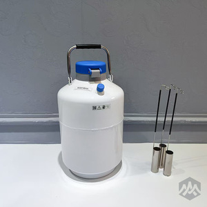 YDS50L 20L réservoir de stockage d'azote liquide en alliage d'aluminium blanc 6/10 bidons nouveau revêtement de récipient à pression équipement de stockage chimique - Product Image 1