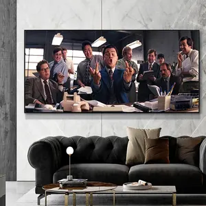 Soggiorno decorazioni per la casa HD stampato The Wolf of Wall Street Movie Poster immagine di grandi dimensioni stampa artistica di grandi dimensioni