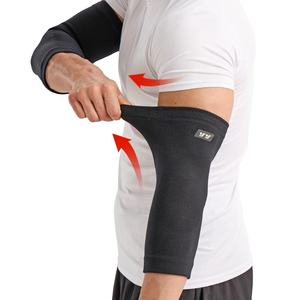 Coderas de punto de alta elasticidad, manga de soporte, mangas de compresión transpirables para tendinitis, coderas de tenis - Product Image 2