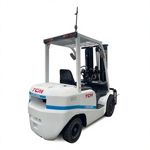 Chariot élévateur diesel d'occasion TCM FD30 3 tonnes, mât 3 étages avec déplaceur latéral, chariot élévateur à conteneurs avec déplaceur latéral - Product Image 1
