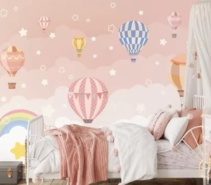 ไอเดียสินค้าใหม่ วอลเปเปอร์ลายหมีขั้วโลก <span class=keywords><strong>กระต่าย</strong></span> เห็ด ภาพติดผนังสำหรับตกแต่งห้องเด็ก - Product Image 3