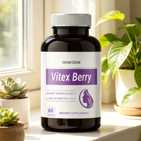 Extrait de baies de Vitex - Équilibre hormonal féminin et soutien du cycle menstruel, Complément alimentaire naturel à base de plantes, Directement de l'usine