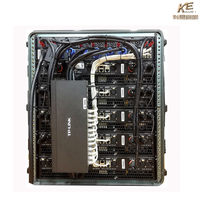 Système d'amplification de puissance KEAudio AI 4 Ohm en métal Dante intelligent stéréo professionnel écologique durable avec contrôle par pavé tactile Ethernet