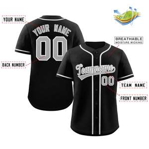 Maillot de baseball personnalisé, uniforme de sport brodé pour hommes, femmes et garçons - Product Image 2