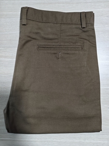 Pantaloni da <span class=keywords><strong>Uomo</strong></span> Chino Cachi in Twill Elasticizzato Lavato a Gamba Dritta Pantaloni Formali Business e Casual da <span class=keywords><strong>Uomo</strong></span> - Product Image 5