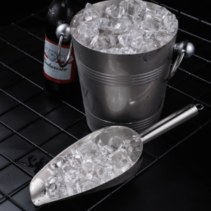 Bar Ware Serving Stainless Steel <strong>Ice</strong> <strong>Cube</strong> Bucket <strong>Scoop</strong> Shovel Coffee Bean Shovel for Sale