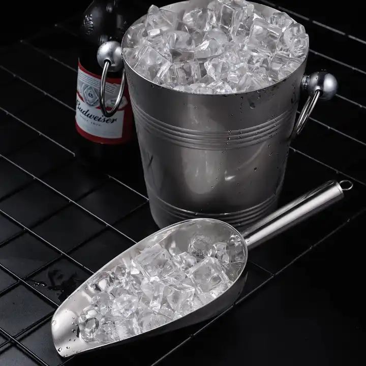 Stainless Steel Small Ice Cube Shovel Ice Scoop Kitchen Free Shipping