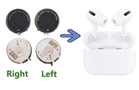 Baterai Premium BARU untuk Apple Airpods Generasi ke-2 Vs. Generasi ke-3 4.35v 45230 25mAh Sumber Pabrik Shenzhen