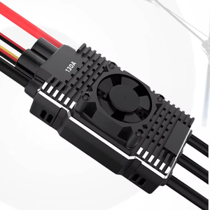 Contrôleur de vitesse sans balais (ESC) 14S SBEC haute tension à courant de crête 130A, en alliage d'aluminium 0,2g, avec connecteur EC5 pour drone - Product Image 1