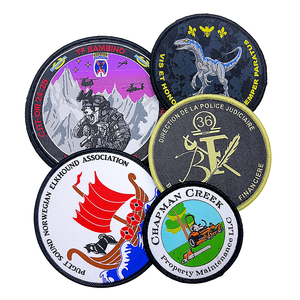 <span class=keywords><strong>Hot</strong></span> bán nhà máy trực tiếp tùy chỉnh dệt nhãn cho mũ Độ phân giải cao dệt thêu các bản vá lỗi tùy chỉnh OEM dịch vụ cho may mặc - Product Image 1