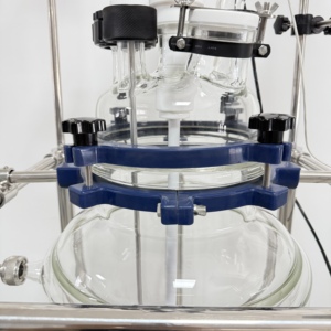 100L chân không cao phòng thí nghiệm hai lớp khuấy sưởi ấm thủy tinh lò phản ứng lọc lò phản ứng - Product Image 6