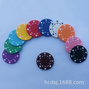 Fichas de ABS de Dos Colores Personalizables para Póker Texas y Mahjong, Fichas para Juegos de Ajedrez y Cartas, Marca <span class=keywords><strong>HCD</strong></span> - Product Image 4