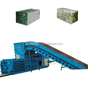 Textile Tyre Coconut Fiber Waste Corrugated Compress Used Clothes Bagging Hydraulic Baler