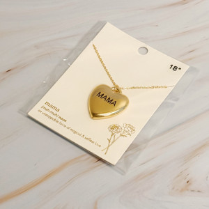 Collana con Ciondolo a Cuore Inciso per Mamma - Product Image 6