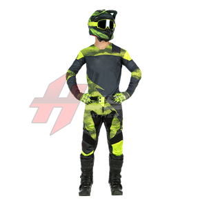 Vêtements de sport en nylon personnalisables Pantalon en jersey de motocross Logo personnalisé Nom de l'équipe Confortable Grande taille Athlètes de course Couleur personnalisée - Product Image 1