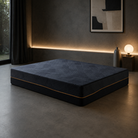 Matelas pliable en mousse à mémoire de forme infusée de gel haute densité, matelas portable pour chambre d'amis, appartement, dortoir et voyage
