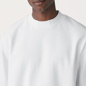 T-shirt unisexe de luxe, ample, uni, de créateur, 100% coton, surdimensionné, fabrication de vêtements de rue, poids lourd, t-shirts pour hommes - Product Image 3