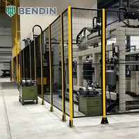 Valla de Seguridad para Robots Galvanizada por Inmersión en Caliente, Protector de Máquinas de Acero con Bajo Contenido de Carbono para Protección de Equipos de Automatización Industrial