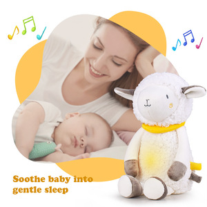 Lámpara de cielo estrellado con música ligera y relajante, muñeco de peluche para bebé, juguete para dormir para niños - Product Image 2